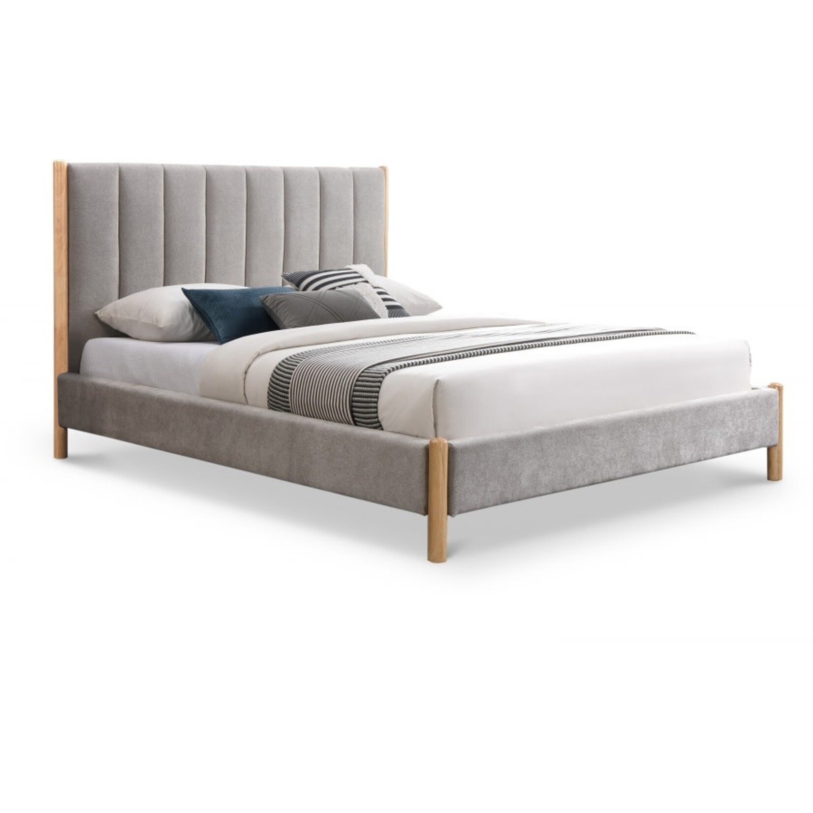 KonaGrey-Q Queen Bed