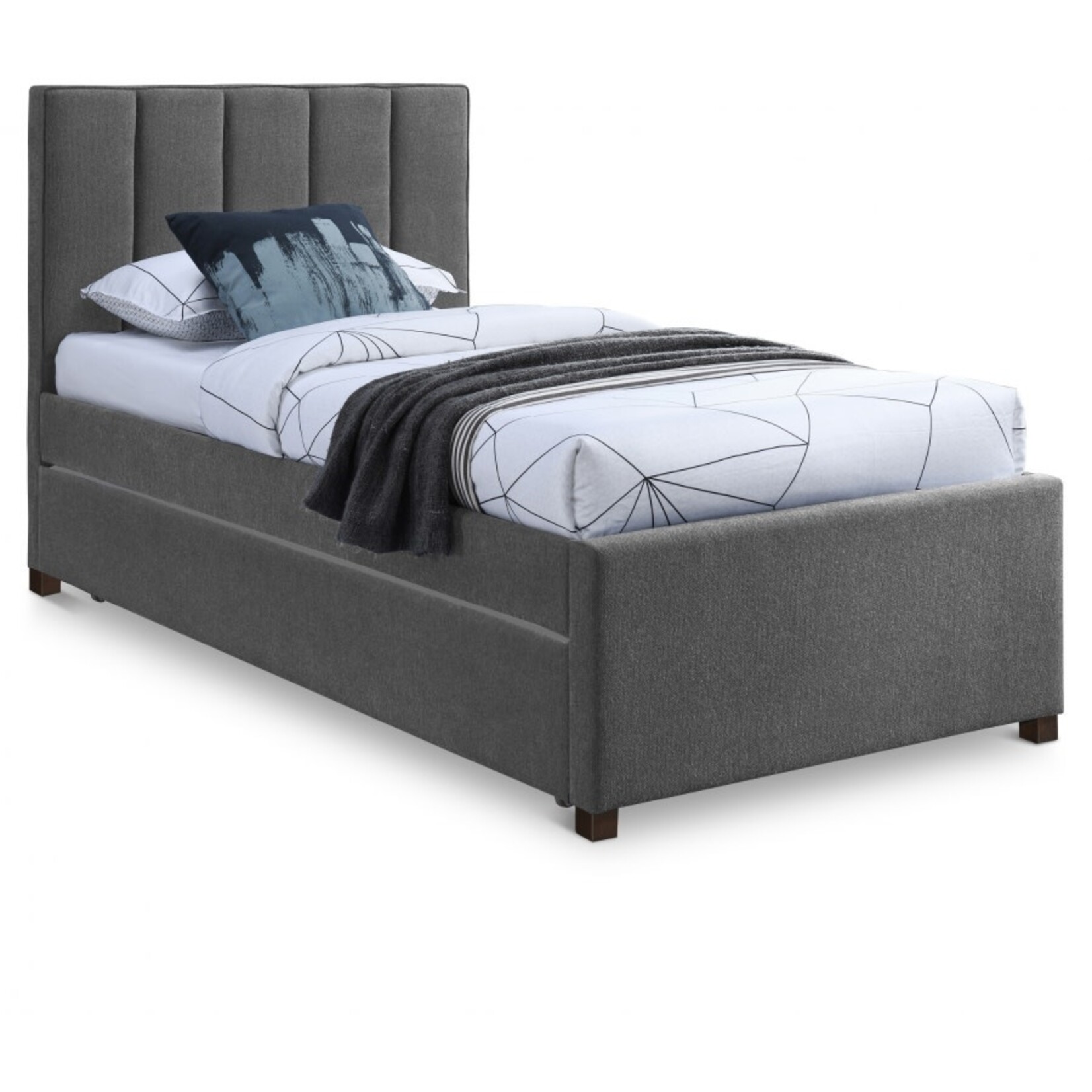 HarperGrey-T Twin Trundle Bed