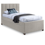 HarperBeige-T Twin Trundle Bed