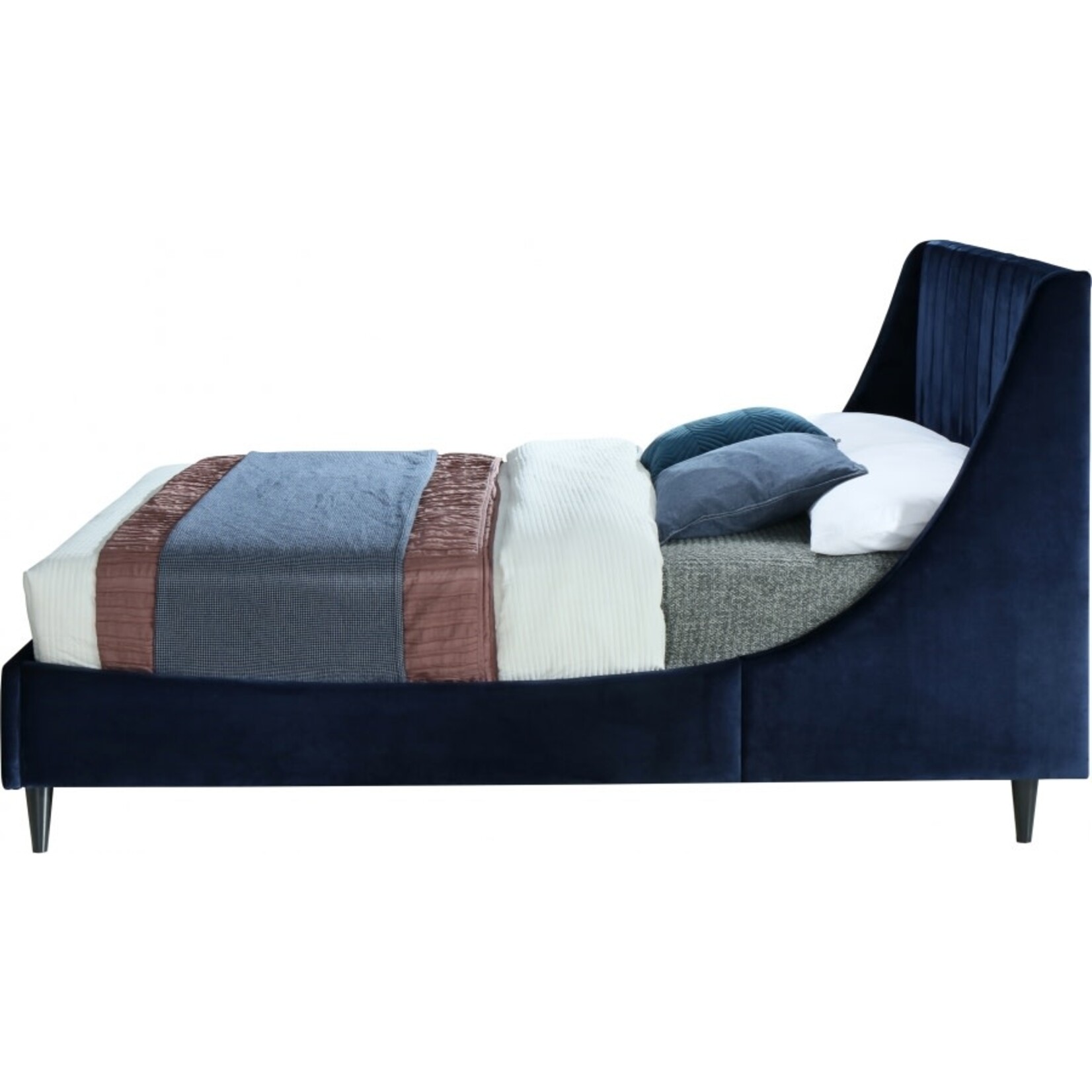 Eva Navy Queen Bed