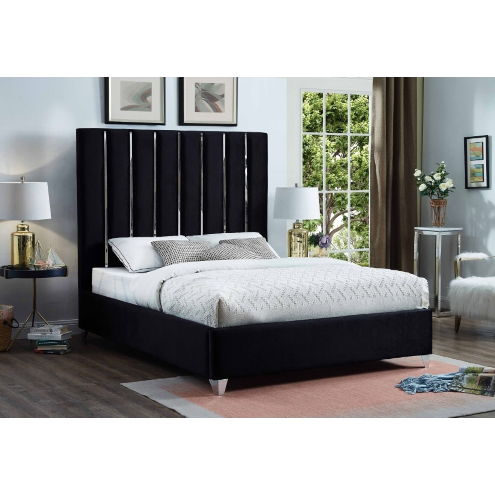 EnzoBlack-K King Bed