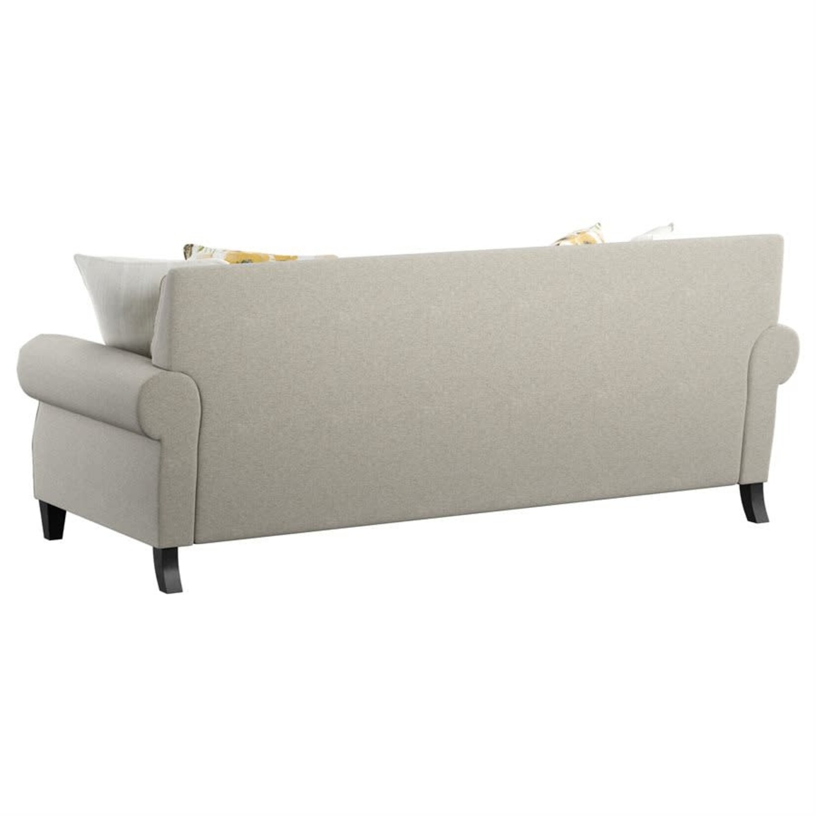 Sofa w/4 Pillows Beige