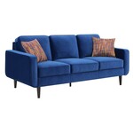 Sofa w/2 Pillows Royal Blue