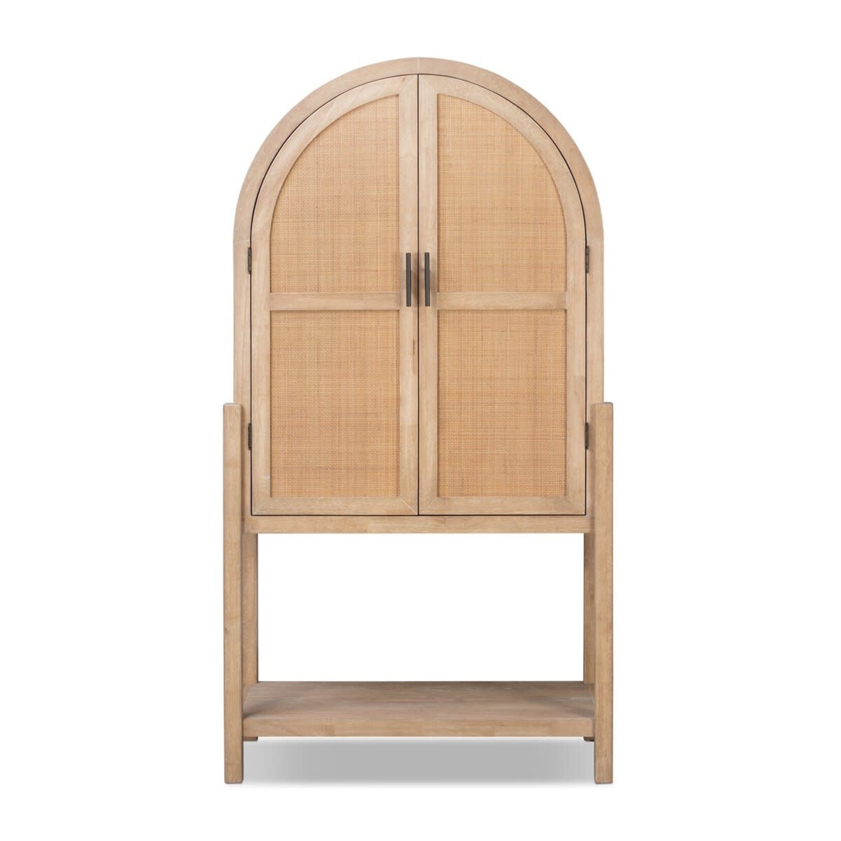 Four Hands Caprice Tall Bar Cabinet Light Natural