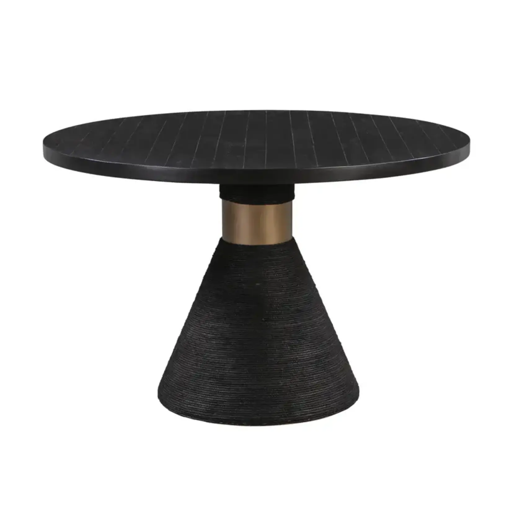 TOV Rishi Black Rope Round Table