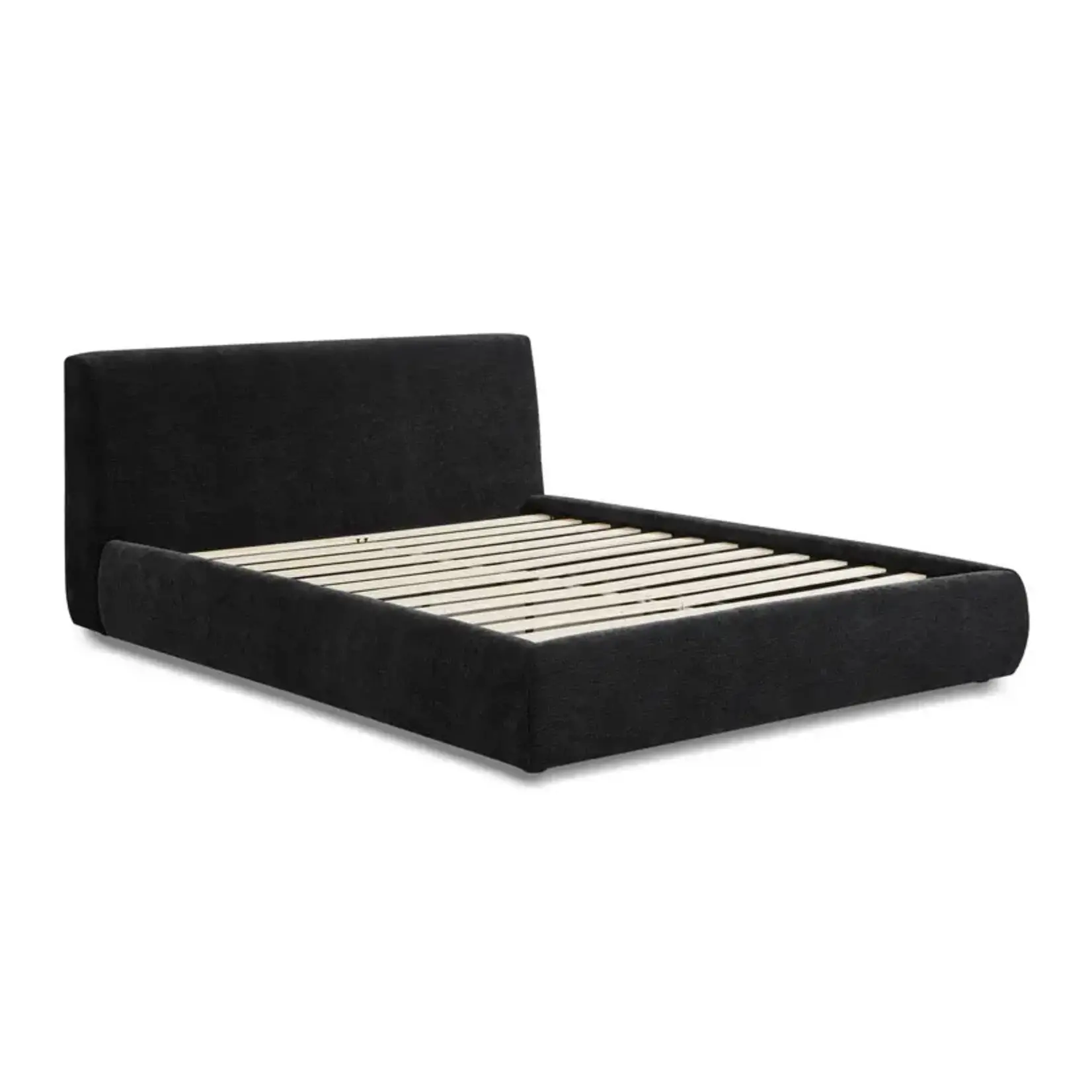 TOV Isla Black Velvet Queen  Bed