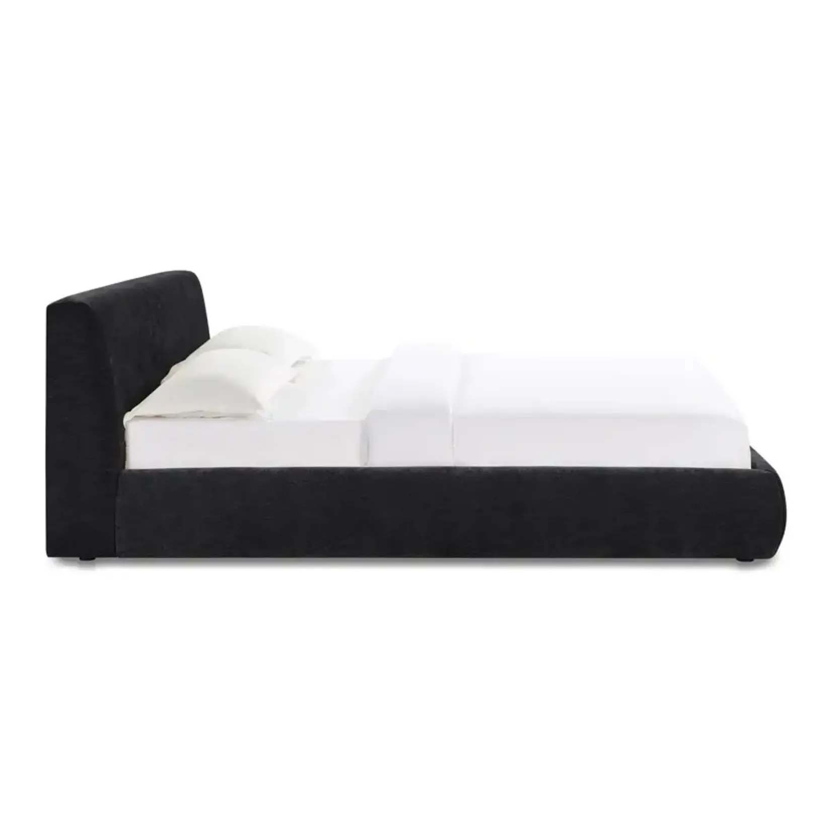 TOV Isla Black Velvet Queen  Bed