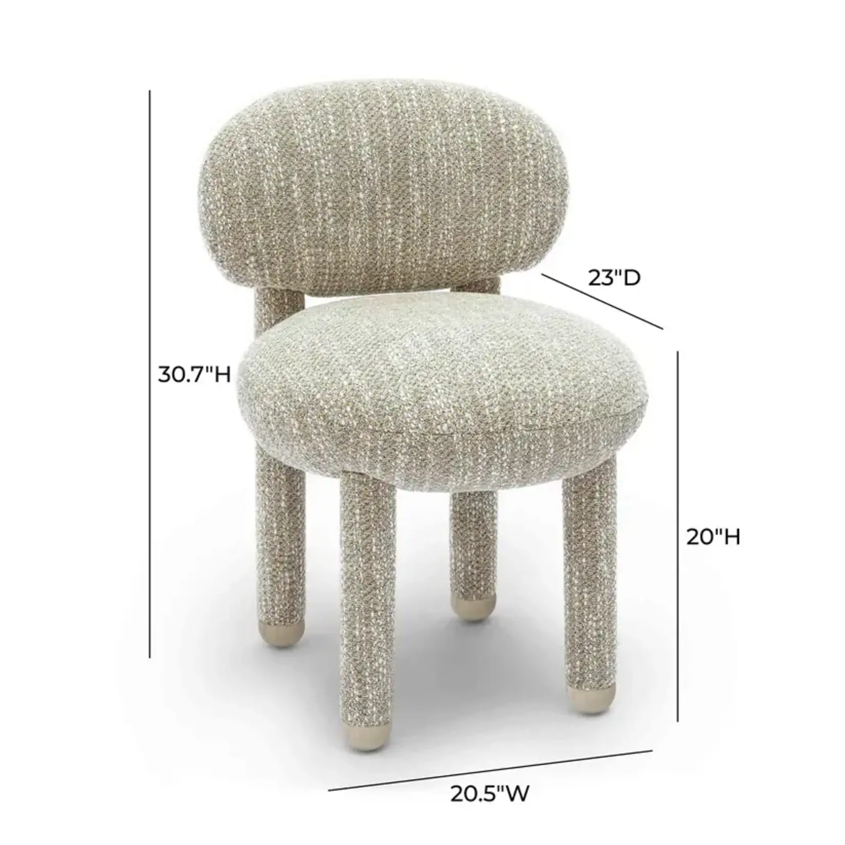 TOV Manu Performance Fabric Side Chair