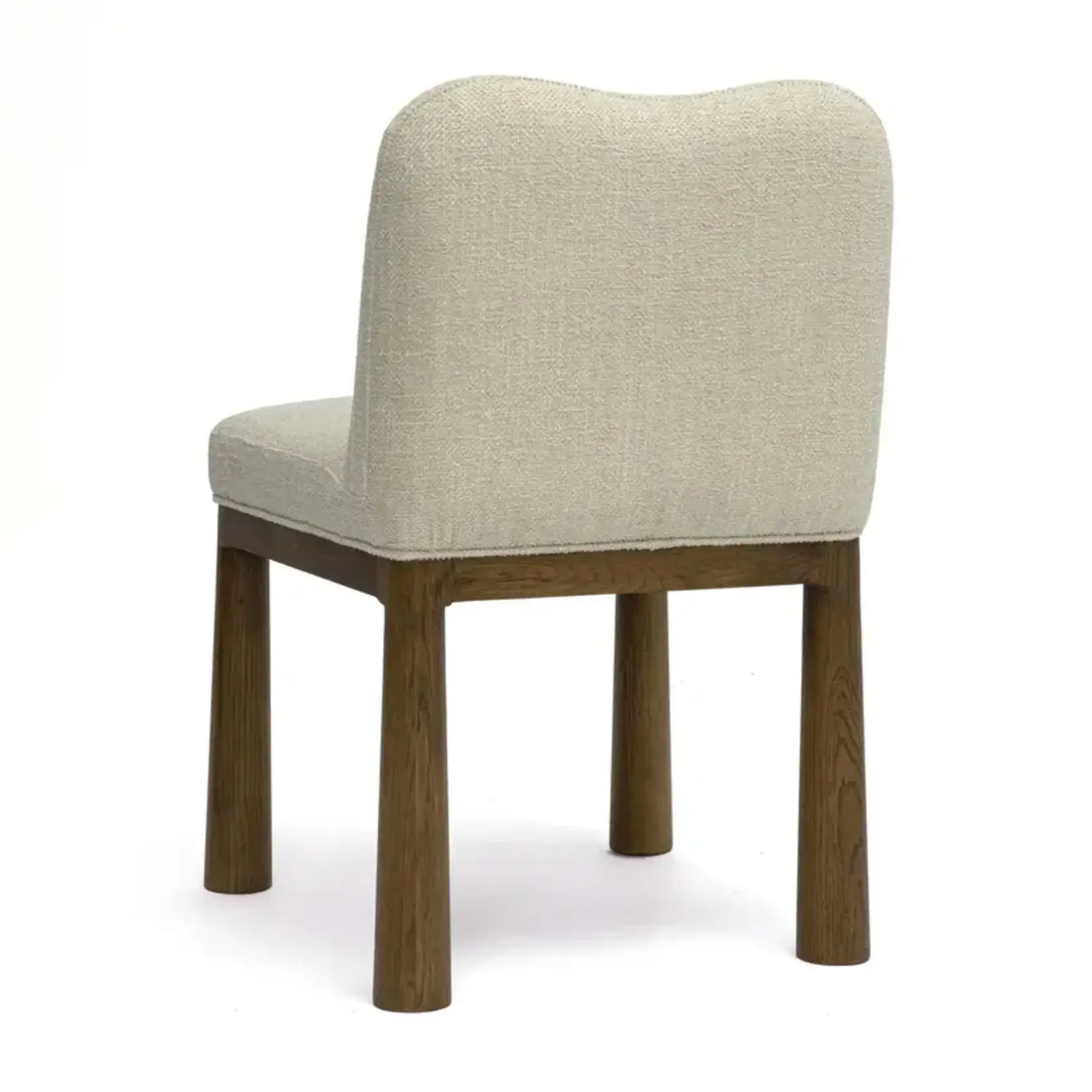 TOV Tiara Cream Performance Fabric Dining Chair