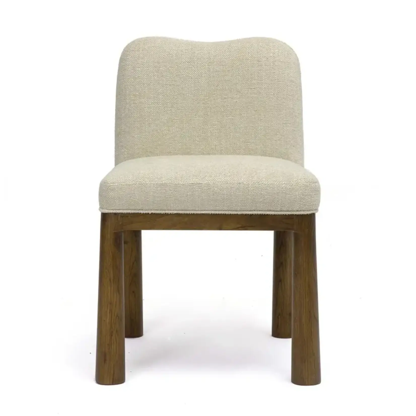 TOV Tiara Cream Performance Fabric Dining Chair