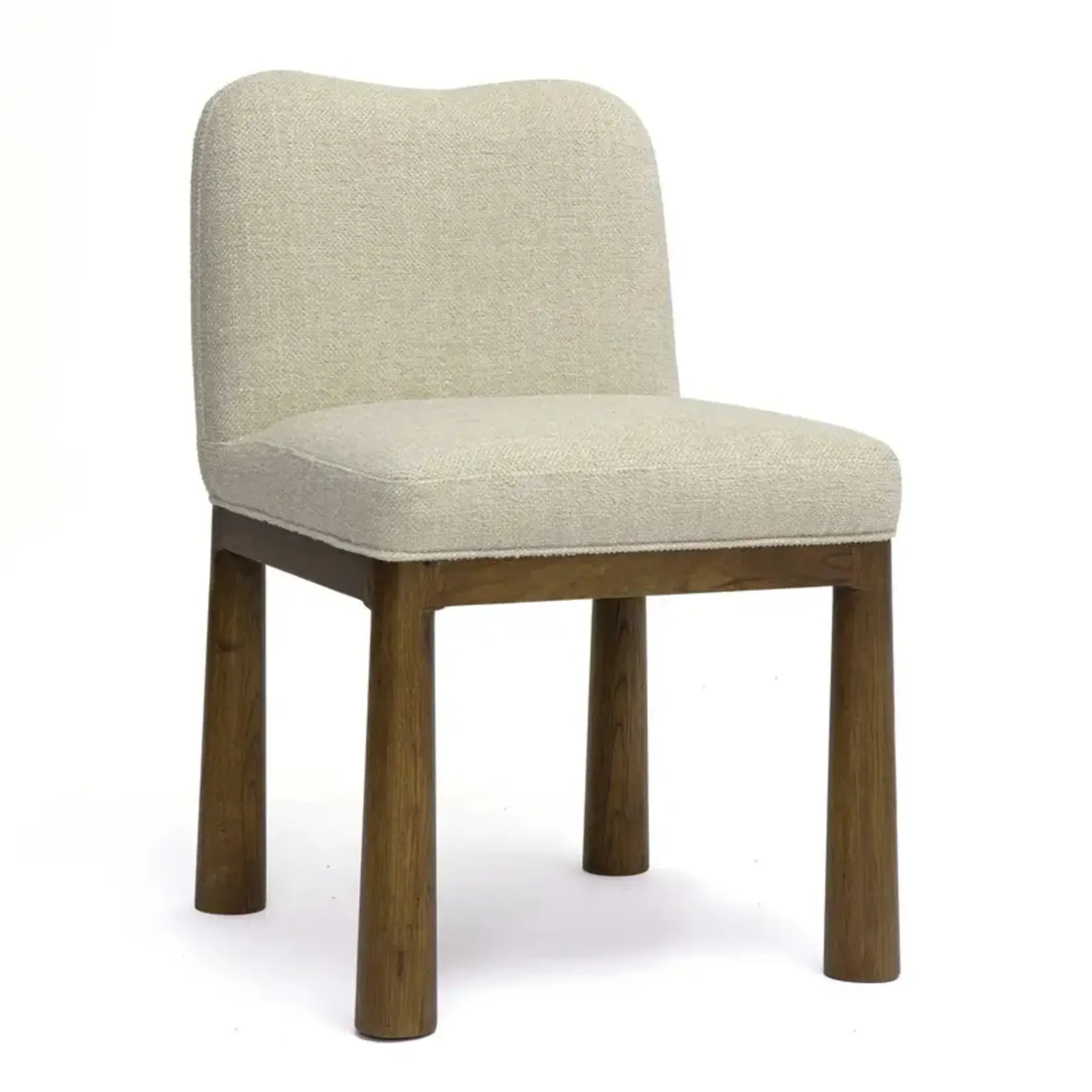 TOV Tiara Cream Performance Fabric Dining Chair