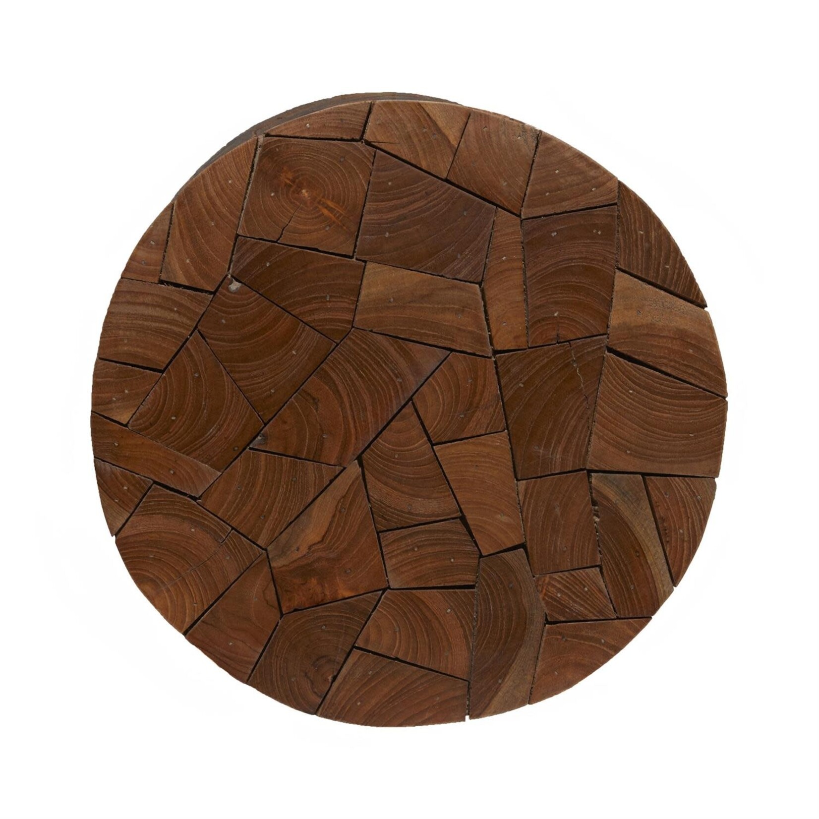 Uma 36916 Teak Stool Mosaic