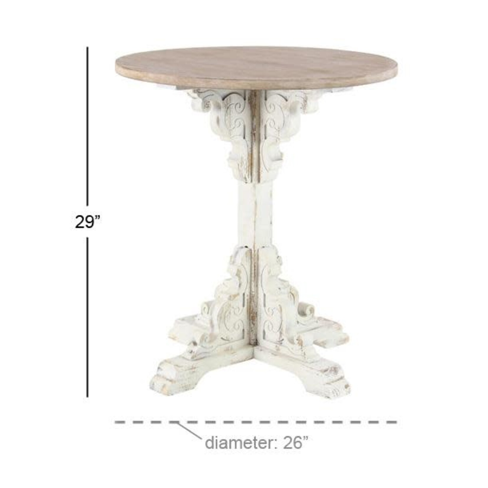 Uma 42929 Wood Round Table