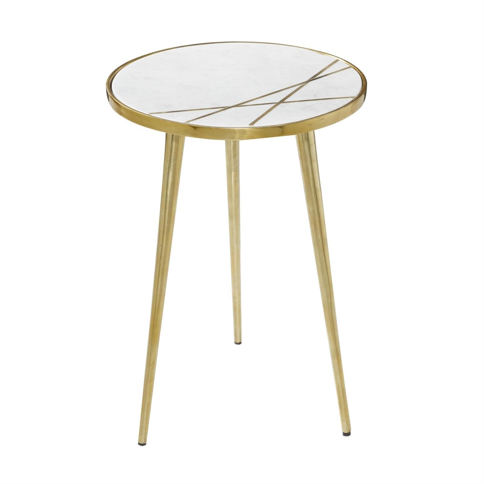 Uma 55381 Aluminum Marble Table