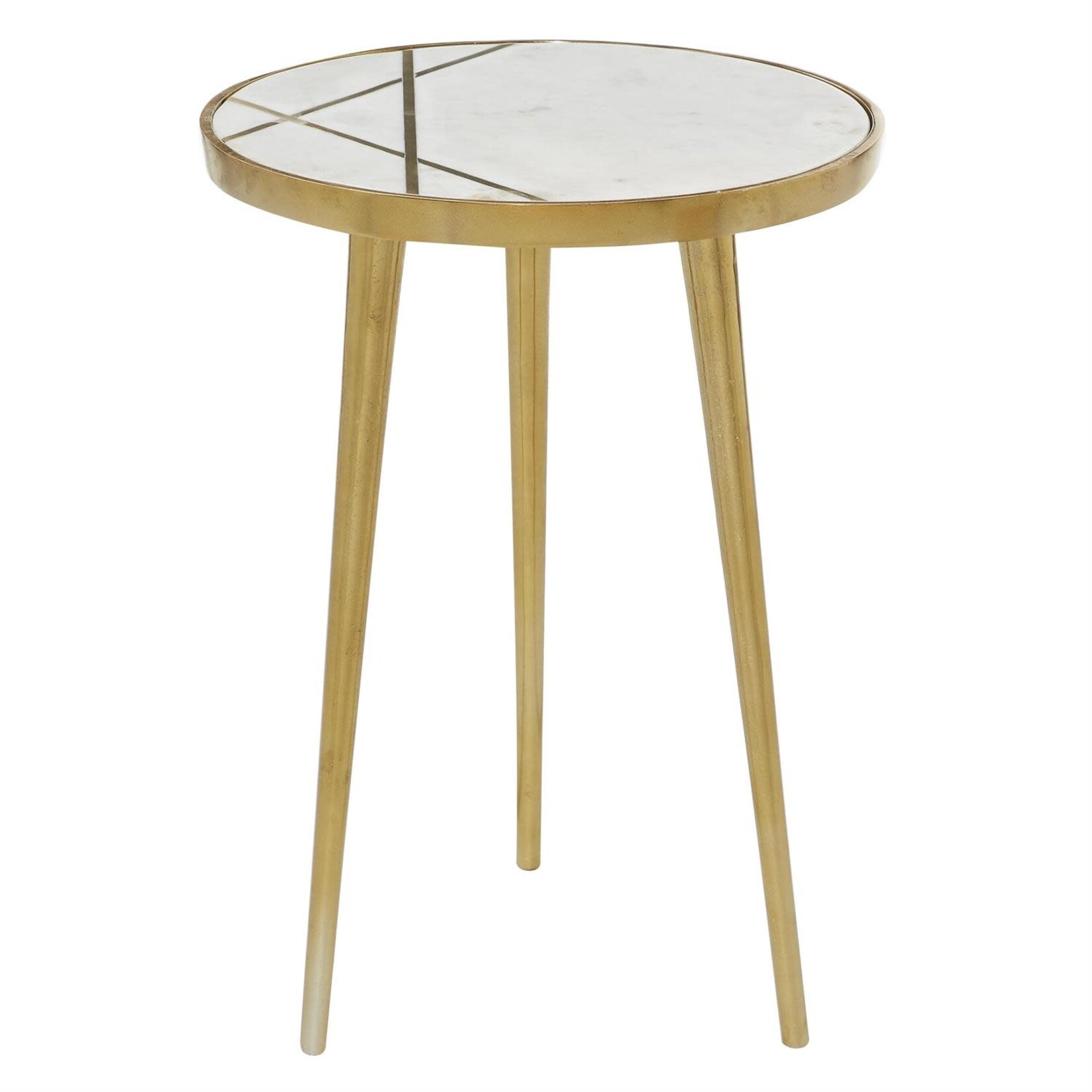 Uma 55381 Aluminum Marble Table
