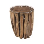 Uma 75560 Teak Glass Table