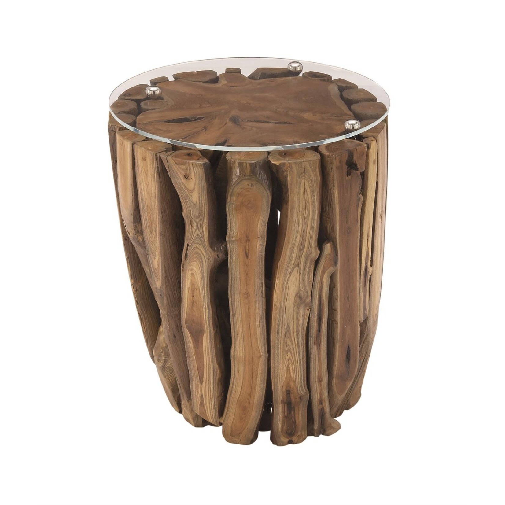 Uma 75560 Teak Glass Table