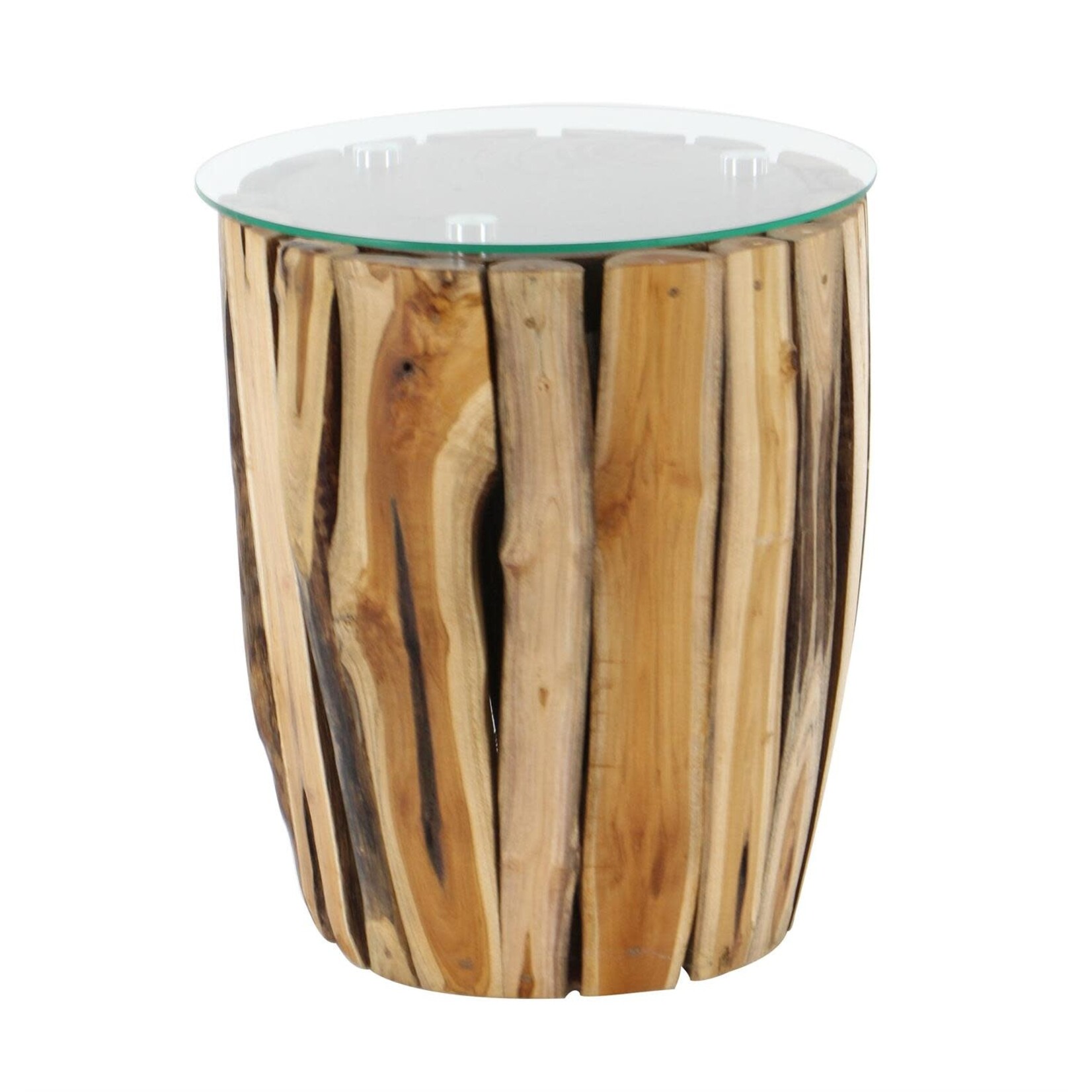 Uma 75560 Teak Glass Table