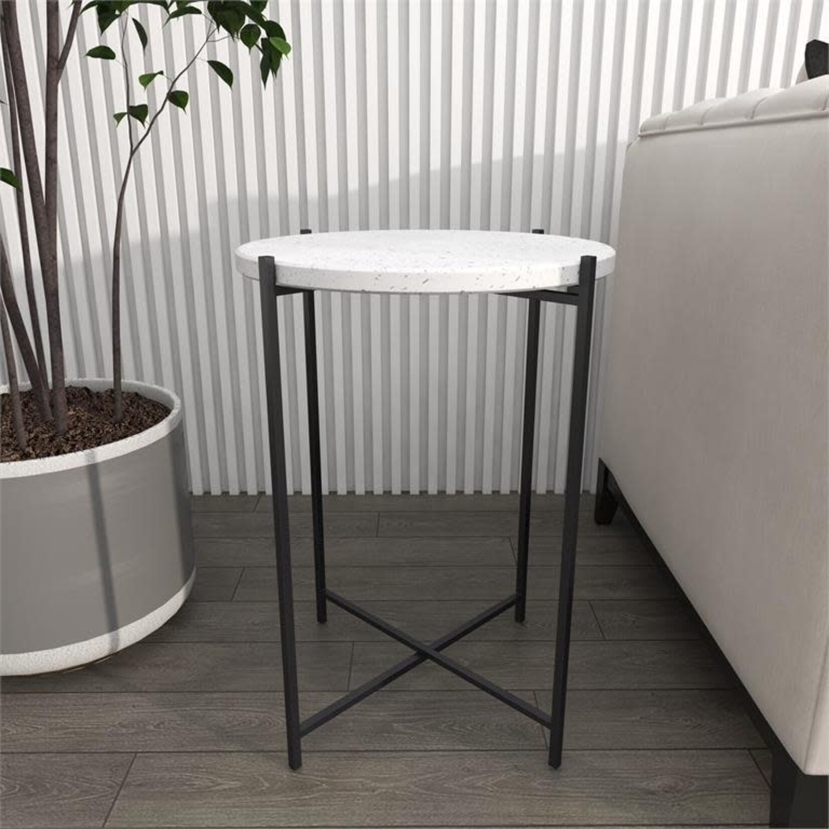 Uma 80857 Terrazo Accent Table