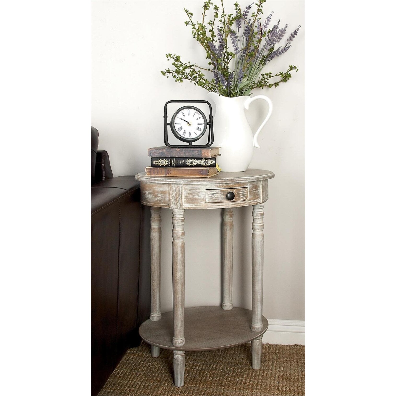 Uma 96290 Wood Oval Accent Table