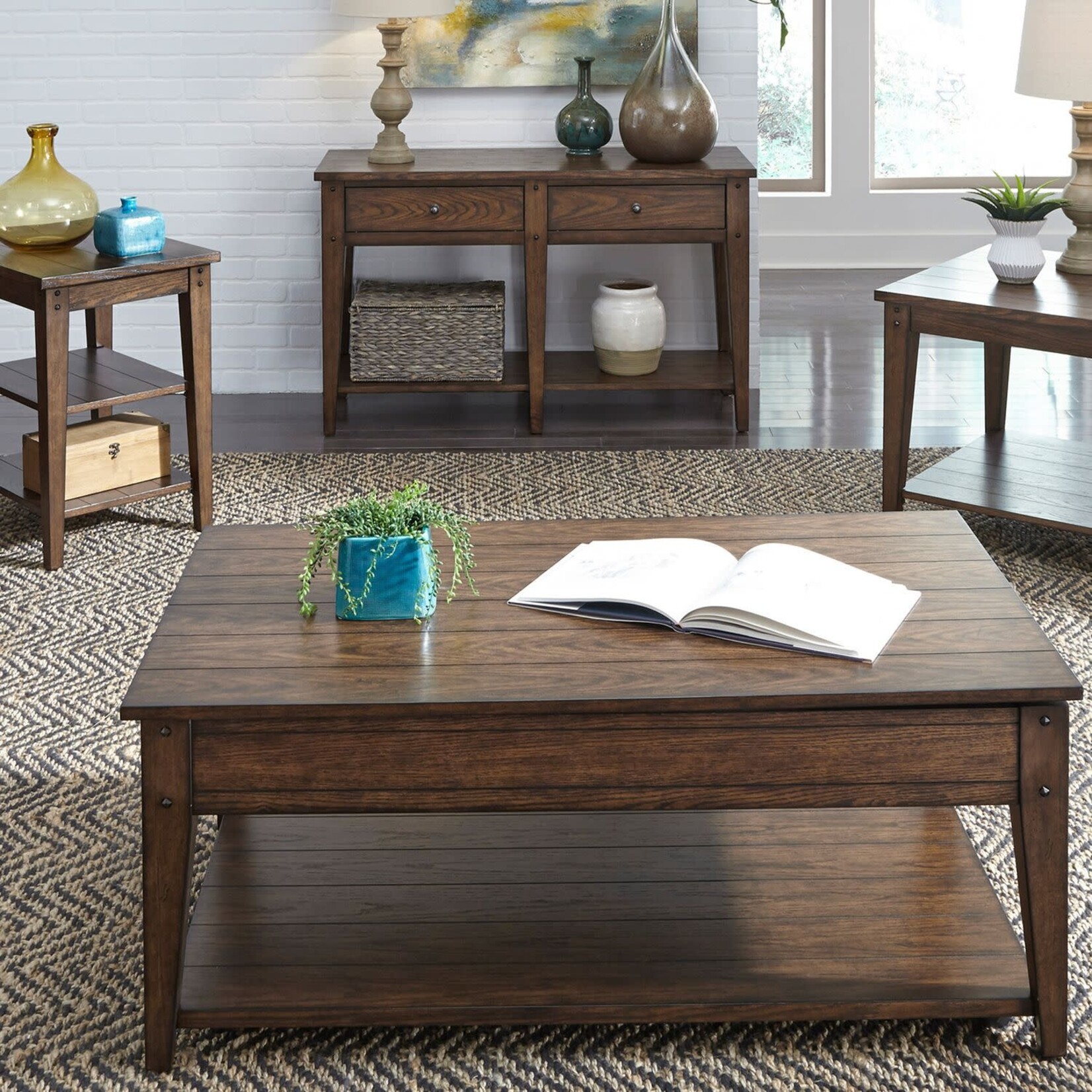 Liberty Furniture LakeHouse Lift Top Coffee Table