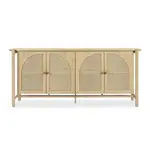 Classic Home Barrea Oak Wood 4Dr Cabinet Natural