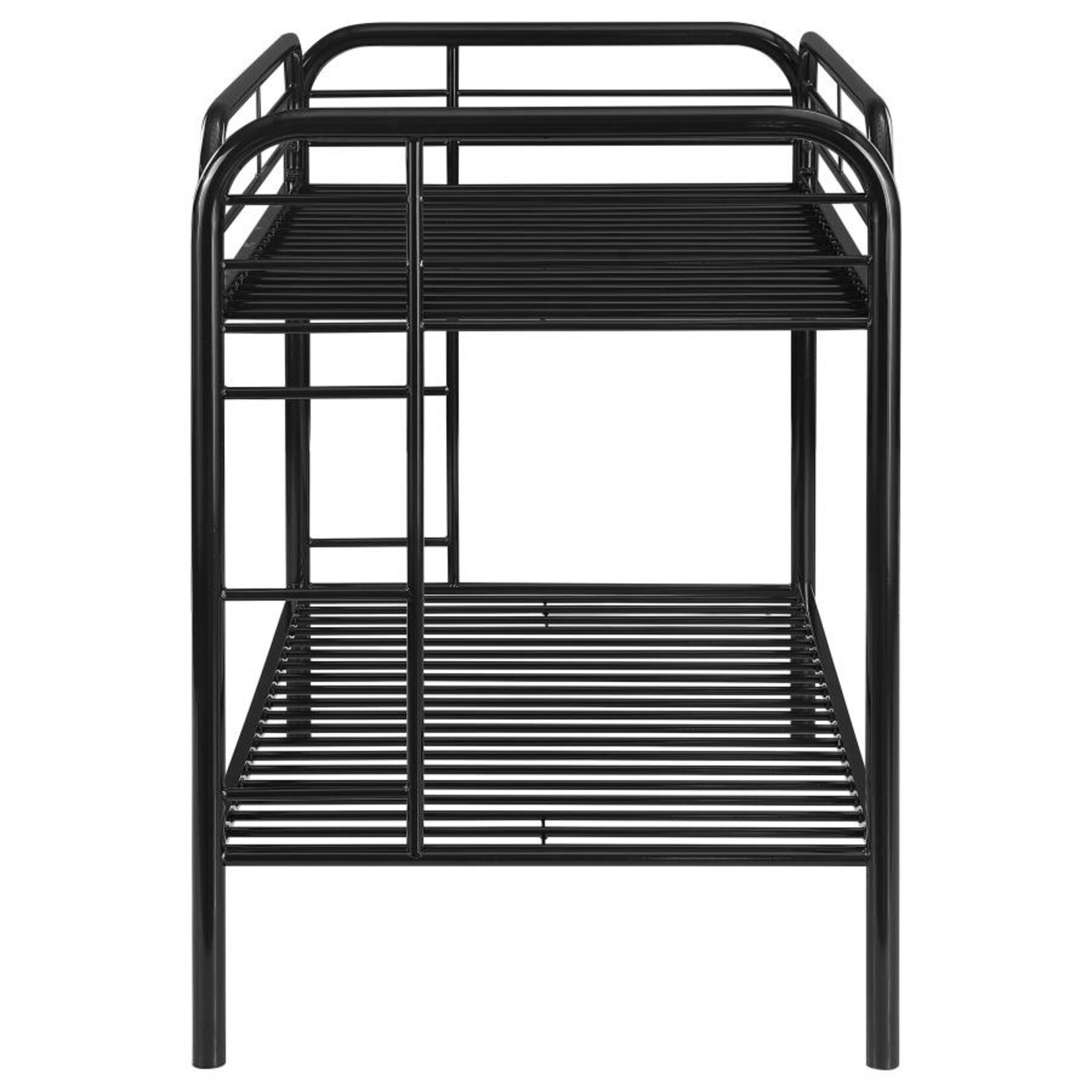 Coaster Furniture Morgan Metal Twin Over Twin Bunk Bed Black