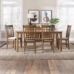 Liberty Furniture Santa Rosa 7pc Rectangular Table Set Lattice Back Chairs