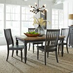Liberty Furniture Harvest Home Leg Table w/4 Chairs
