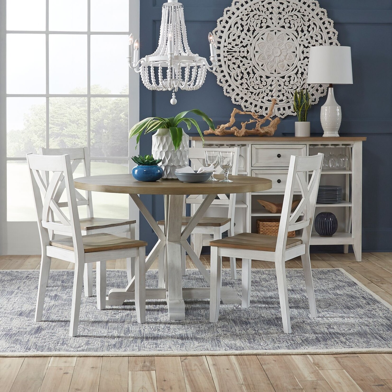 Liberty Furniture Lakeshore Pedestal table w/4 Chairs