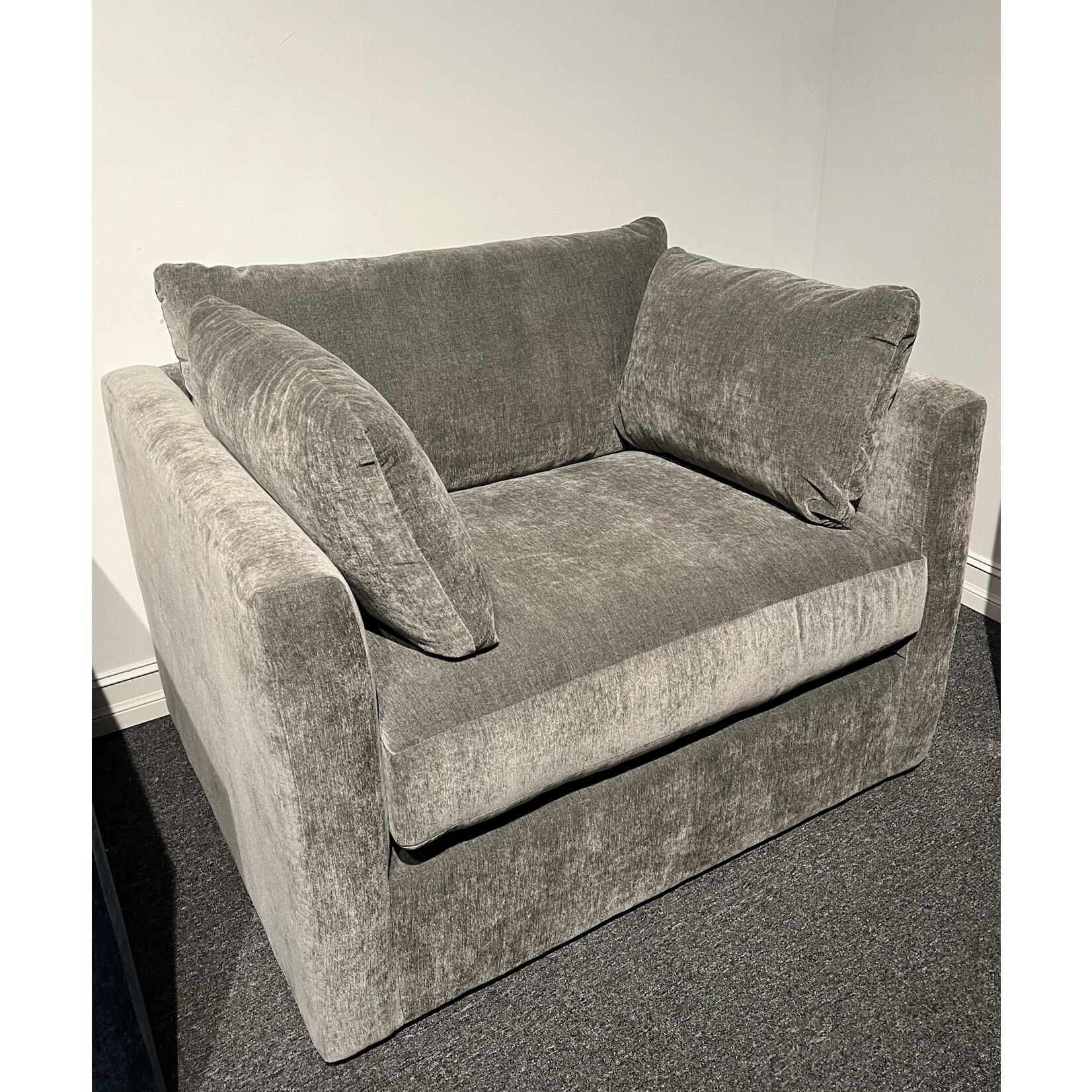 OvernightSofa 12033-Z Twin Sleeper Kenley Cement