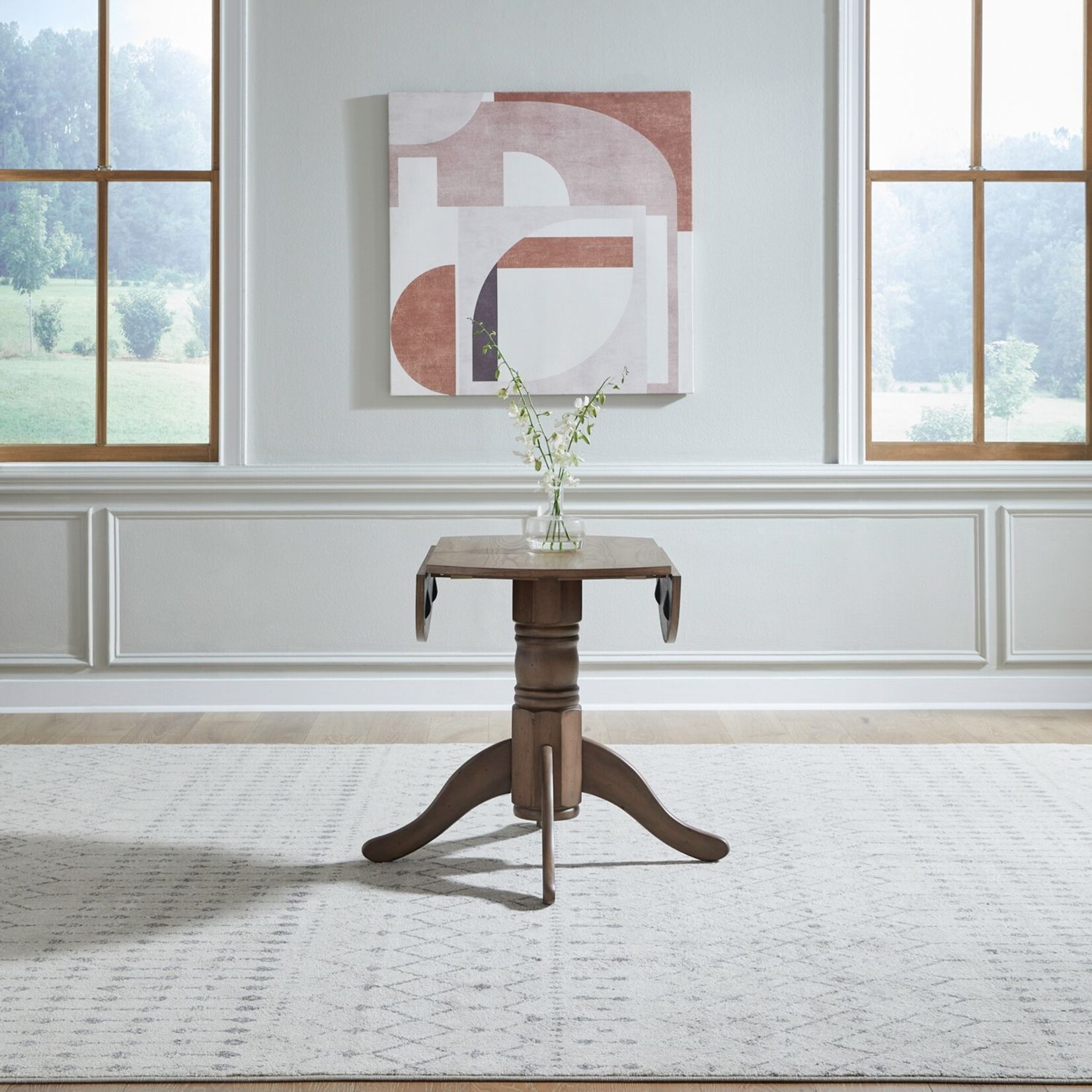 Liberty Furniture Brook Bay Sandstone Drop Leaf Table w/2 chairs