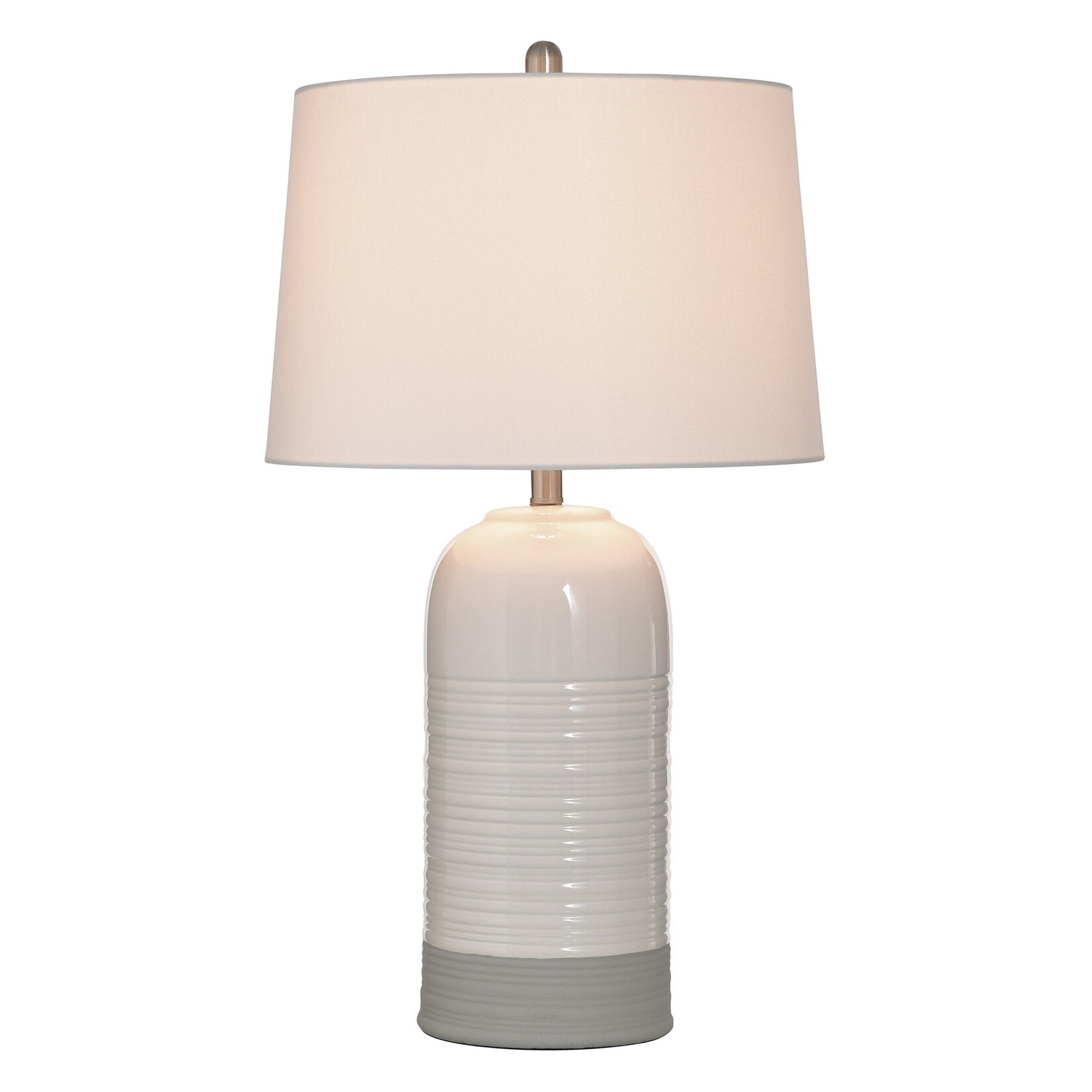 Stylecraft Evian Ivory Ceramic Table Lamp