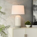 Stylecraft Evian Ivory Ceramic Table Lamp