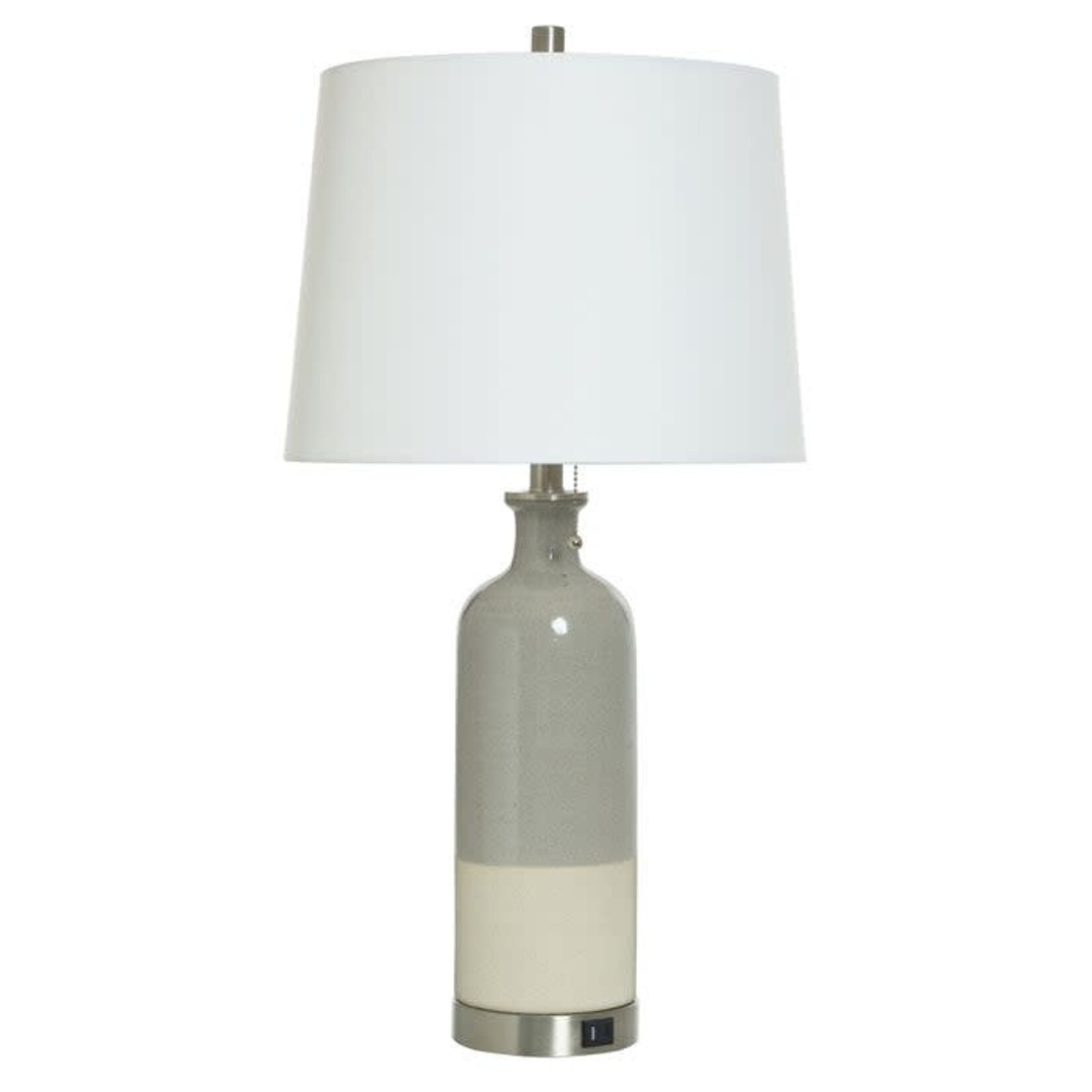 Stylecraft Light Gray Blue Table Lamp KHL334186 (FW)
