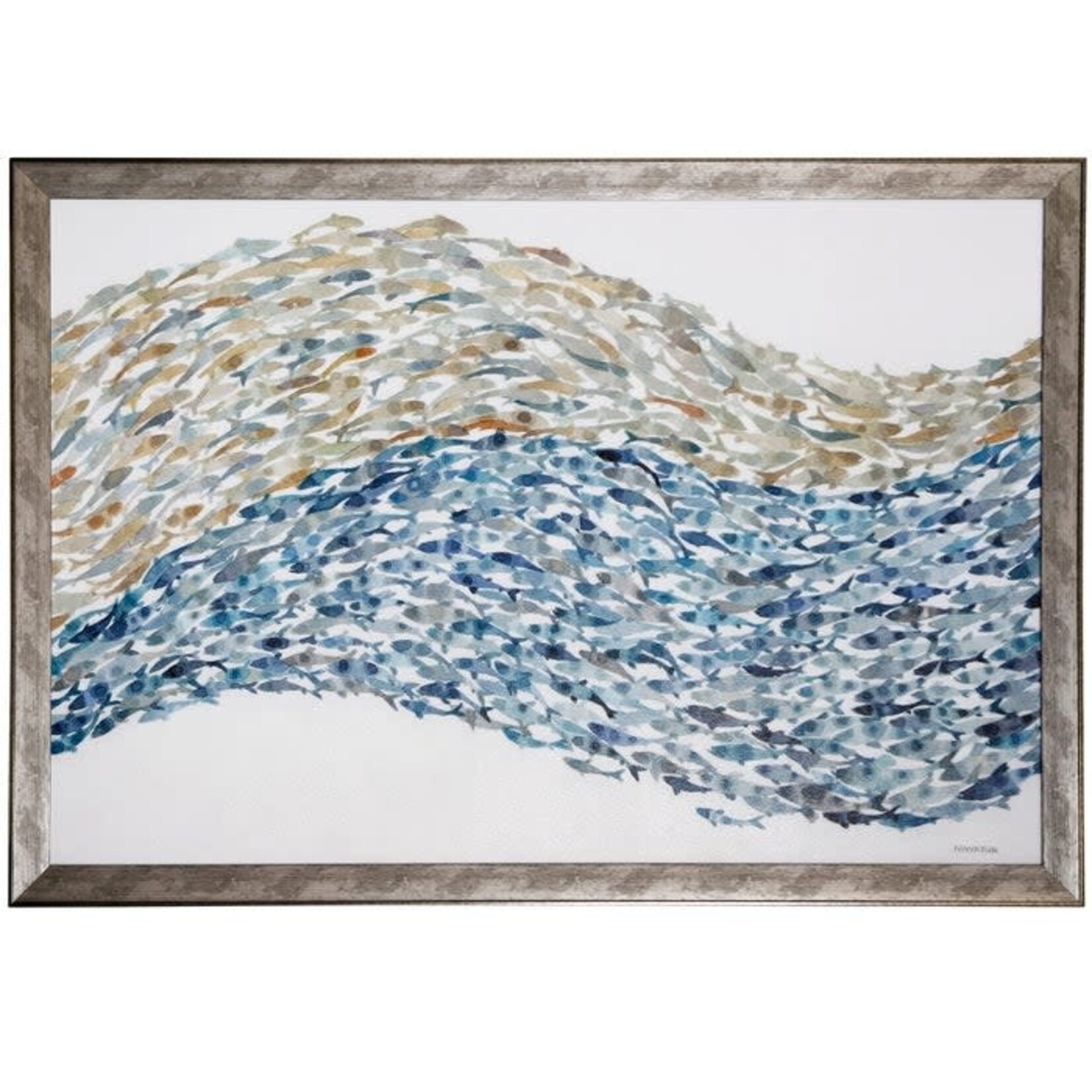 Stylecraft Norman Wyatt Home - School Collide Textured Frame Art