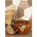 Uma Brown Teak Wood Handmade Live Edge Free Form Decorative Bowl