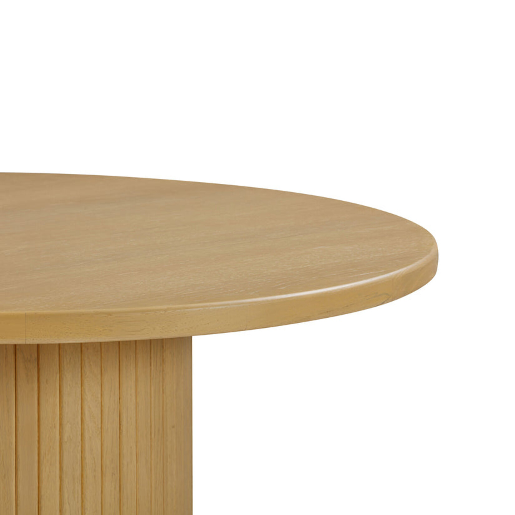 TOV Chelsea Natural Oak Wood Round Dining Table