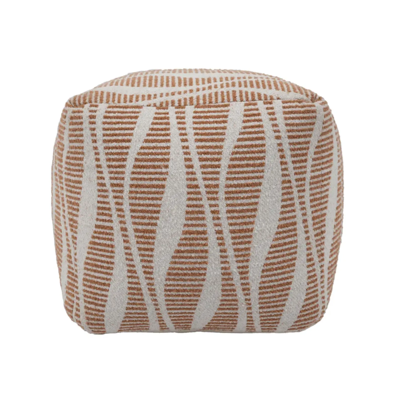 TOV Ember Woven Pouf