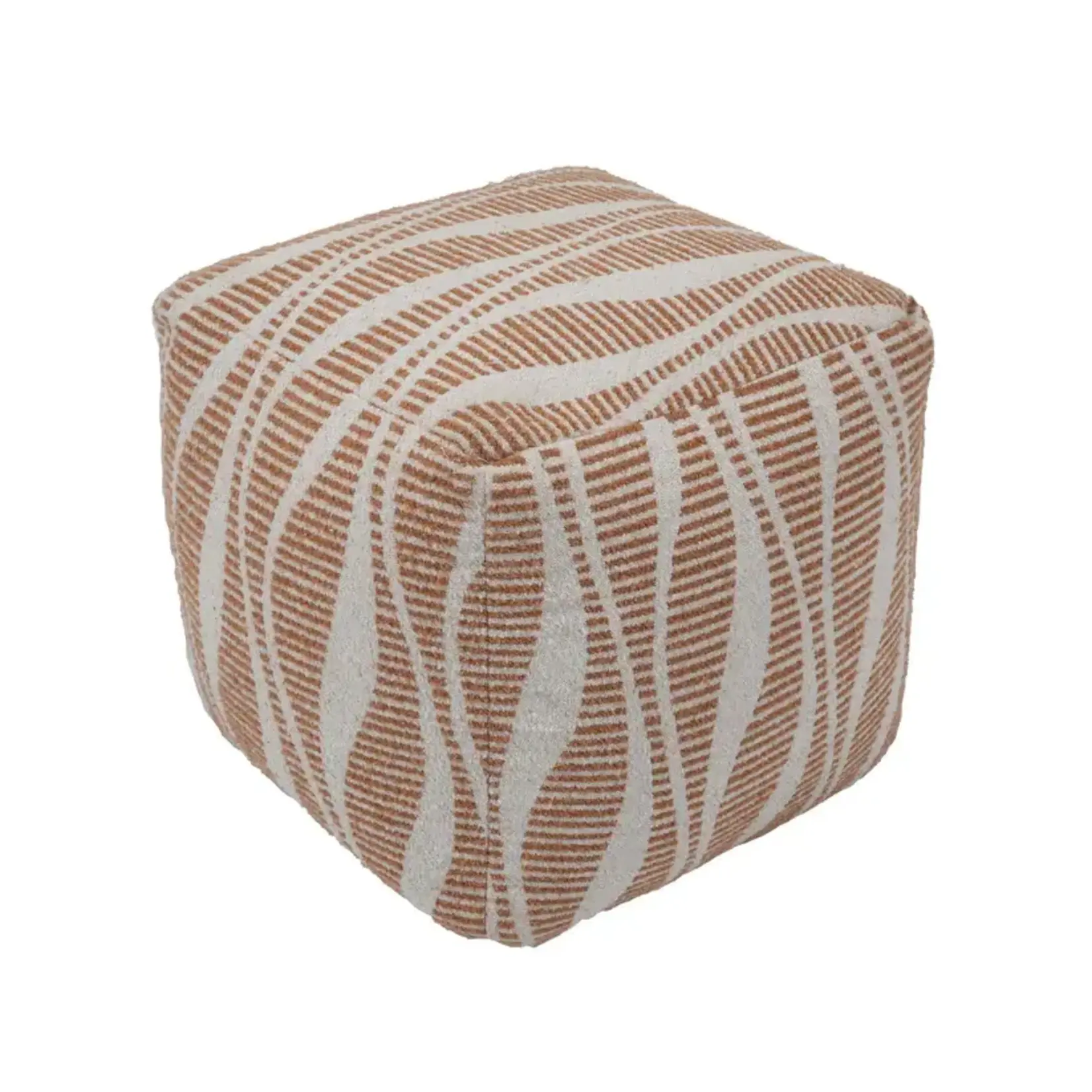 TOV Ember Woven Pouf