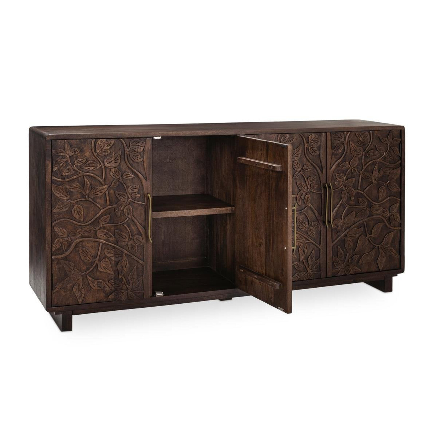 Classic Home Albero Wood 4Dr Buffet Kona Brown