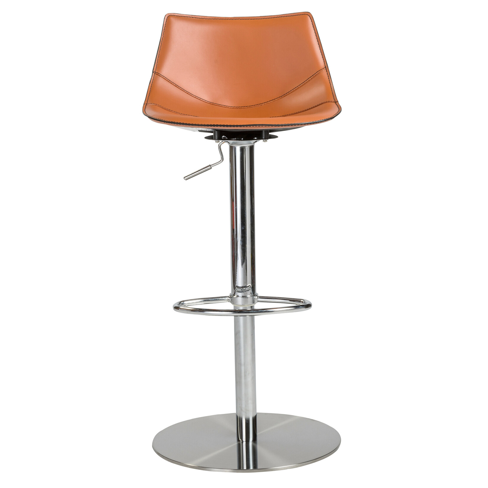 EuroStyle Rudy Bar/Counter Stool  DK CRML/BRUSH SS