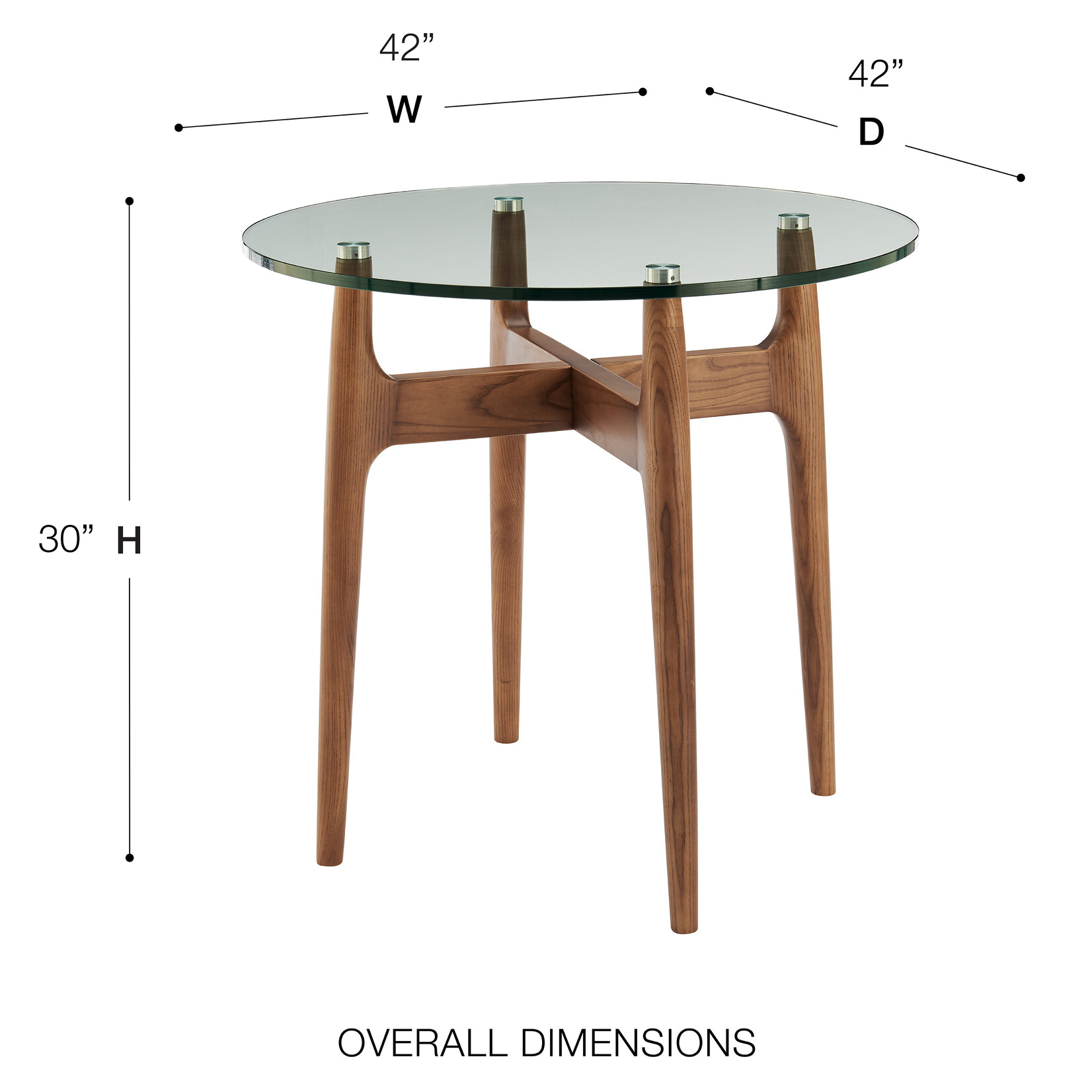 EuroStyle Ledell Bistro Table