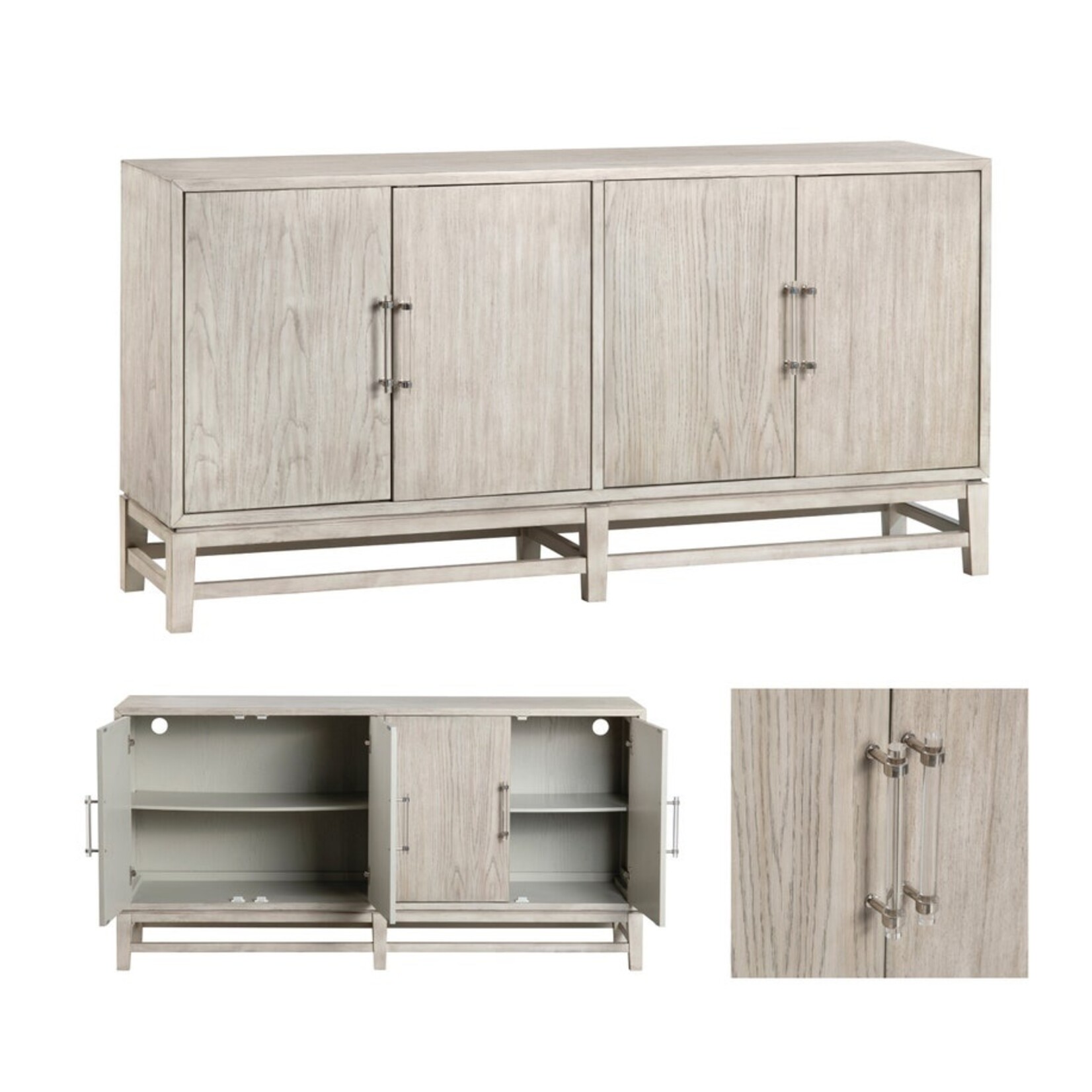 Crestview Annabelle 4 Door Sideboard