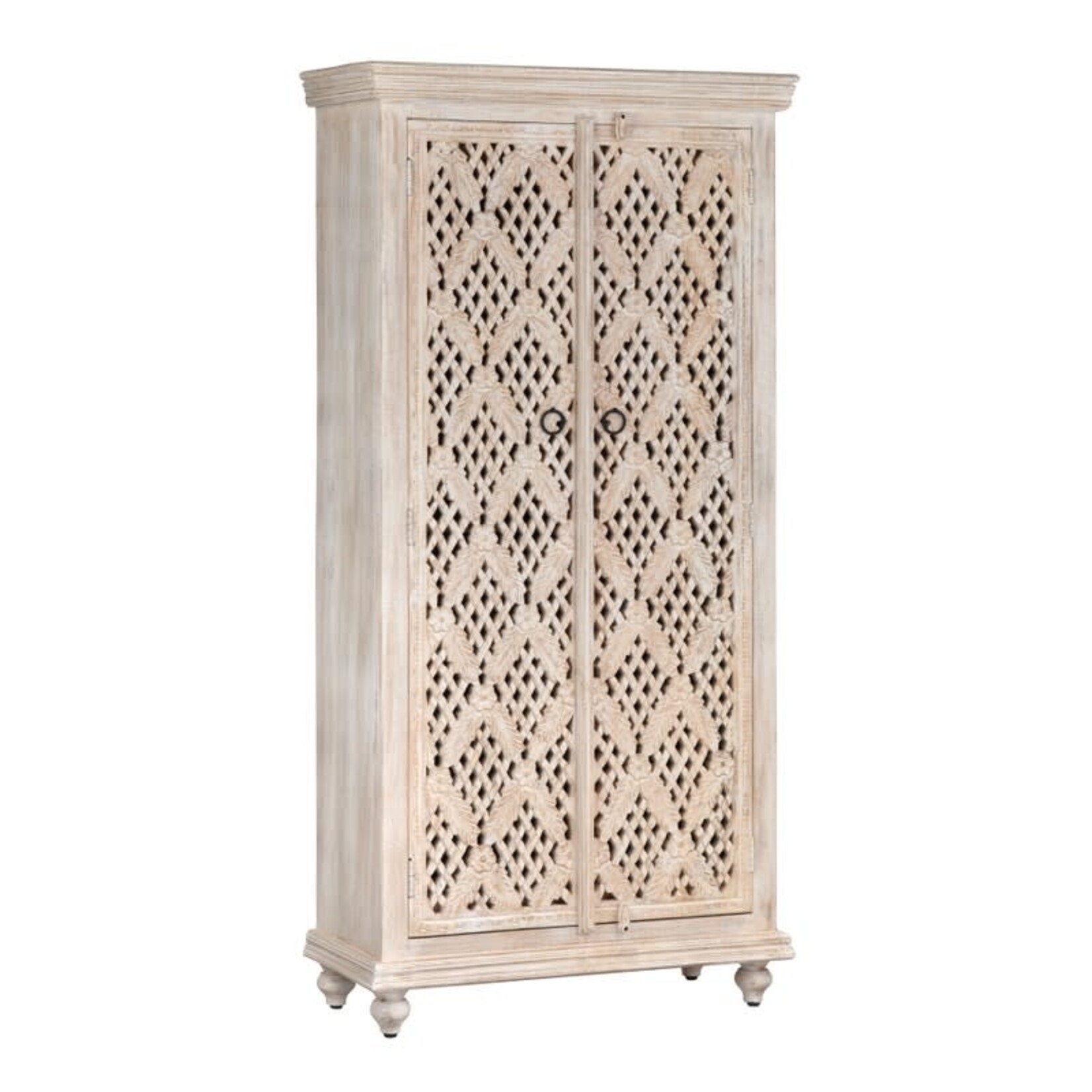 Crestview Lattrice 2 Door Cabinet