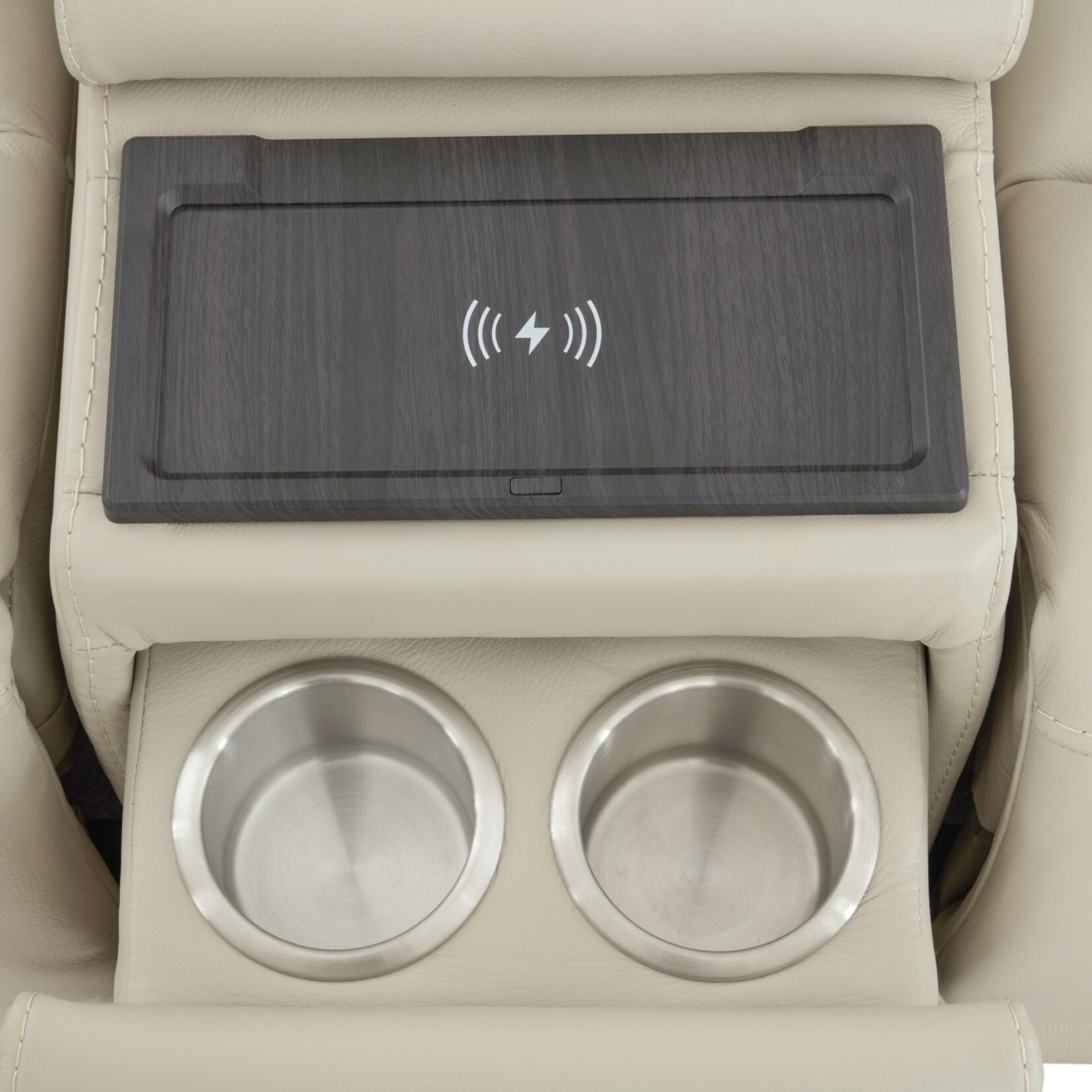 Liberty Furniture Carrington Baja Stone Leather L/seat w/console