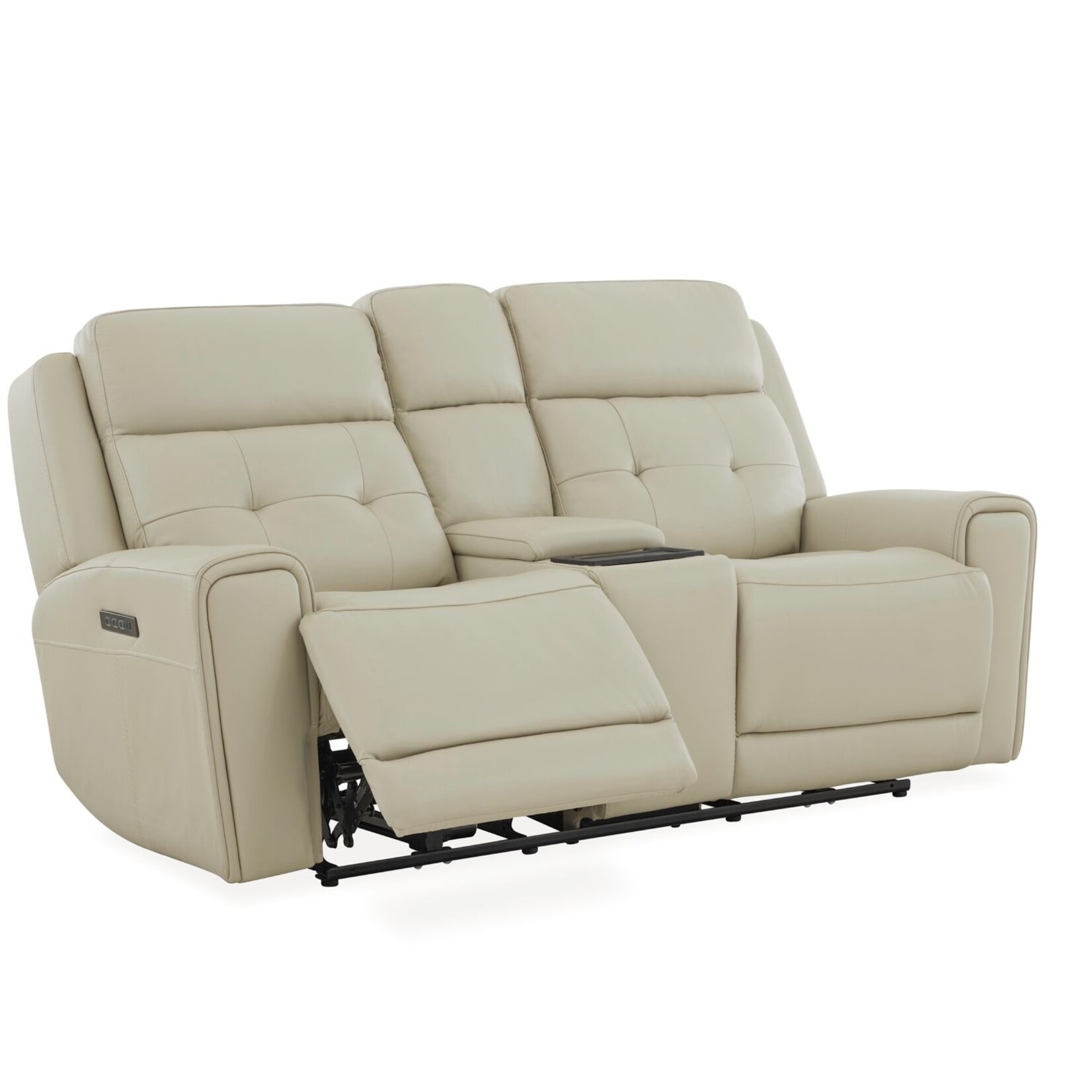 Liberty Furniture Carrington Baja Stone Leather L/seat w/console