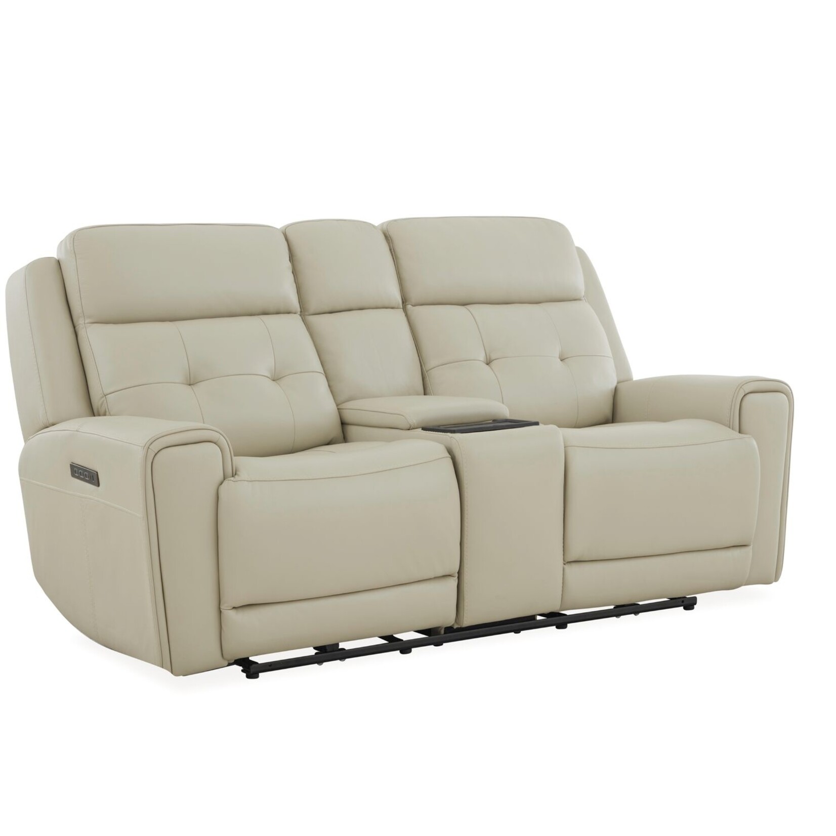 Liberty Furniture Carrington Baja Stone Leather L/seat w/console