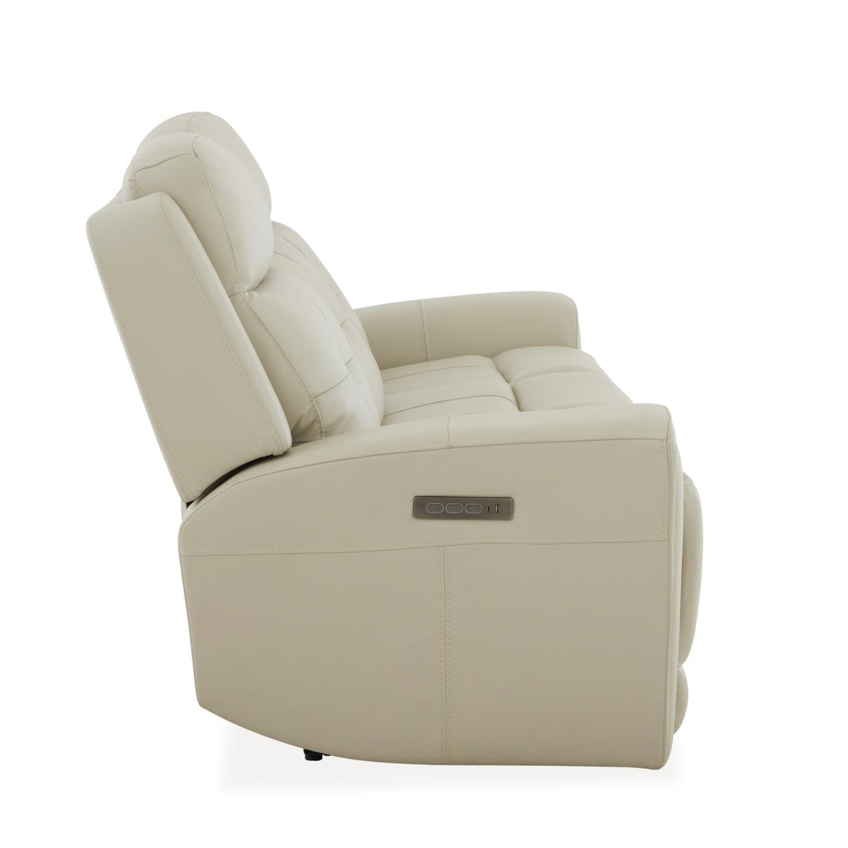 Liberty Furniture Carrington Baja Stone Leather Power Sofa