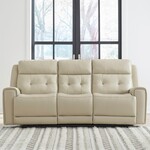 Liberty Furniture Carrington Baja Stone Leather Power Sofa